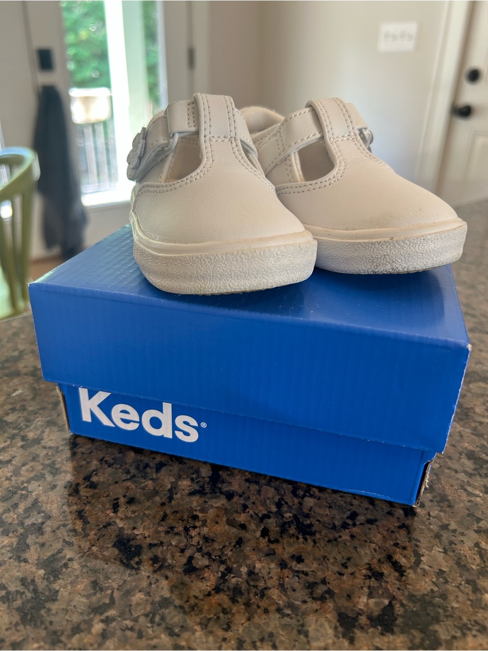 Keds Kids Cream Mary Jane Sneakers